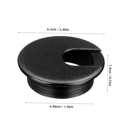 OSALADI 6pcs Cable Grommet Cap Desk Grommets Wire Hider for Cable Box Management Under Desk Round Hole Cover for Office miniatura 2