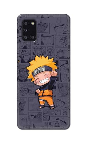 Image of Plastic Printfidaa Printed Hard Back Cover Case For Samsung Galaxy A31 Back Cover (Famous Anime Cartoon Character) -112,Multicolor