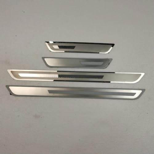 CWMLS 4 Pezzi Protezione Esterna Auto Battitacco in Acciaio Inossidabile per Volkswagen T-Roc 2021-, Protezione Davanzale Della Porta Protezione Antigraffio Soglia Styling