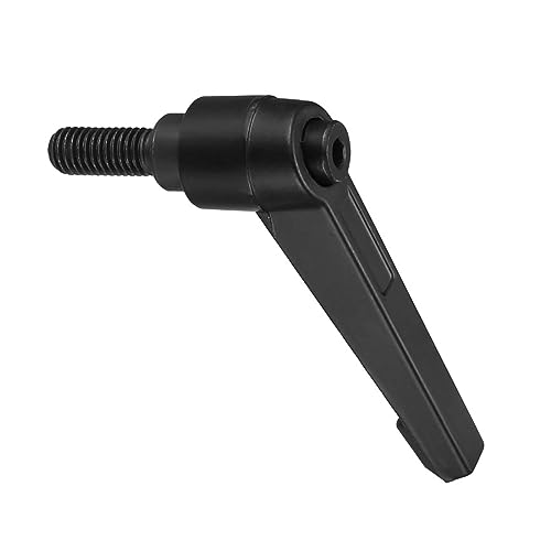 Image of Clamping Lever Handles, M8 x 20mm Male Thread, Adjustable Quick Release Locking Rotating Bolt Knobs Black - (Applications: for Lathe Machinery), 1-Piece