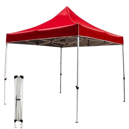 FVTVHEV Tenda da giardino Gazebo pieghevole pop-up regolabile in altezza Gazebo Esterno Impermeabile e protezione solare Tendone Padiglione per Terrazza Fiera Feste Giardino Mercato Campeggio Bar Pub(