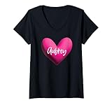 Photo Gallery donna aubrey - cuore con nome rosa, per donna, ragazza, amica, personalizzabile maglietta con collo a v Photo Gallery donna aubrey - cuore con nome rosa, per donna, ragazza, amica, personalizzabile maglietta con collo a v