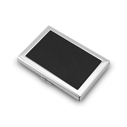 Preisvergleich Produktbild Kommerzielle Notecase wasserdicht Edelstahl Business ID Kreditkarte Mini Wallet Holder Tasche Fall Box Geldbörse - Schwarz