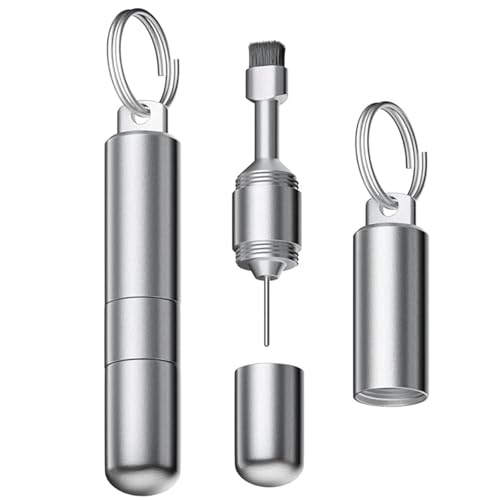 Image of SIM Ejector Tool, Multi-Functional Mobile Cleaning kit, Silver Premium Material for iPhone, Android, Airpods, Travel Use, Tech-Savvy Gadgets Enthusiasts