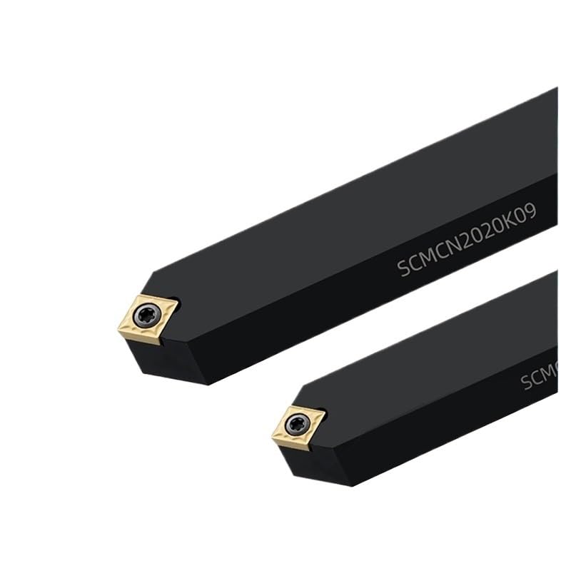 1pc SCMCN SCMCN1010H06 SCMCN1212H06 SCMCN1616H09 SCMCN2020K09 SCMCN2525M09 80 100 External Turning Tool Holder Lathe Bar CNC Cutting(SCMCN1010H06-100)