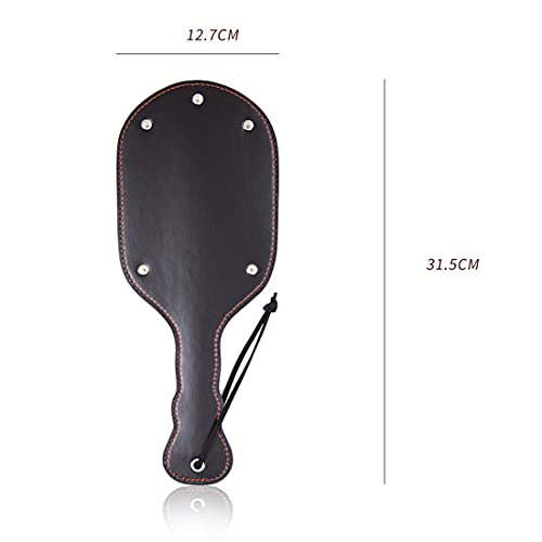 Spanking Paddle sex erotiek SM leer ovale peddel zweep fetish bondage bedboeien rollenspel paren flirten erotisch… - Afbeelding 5