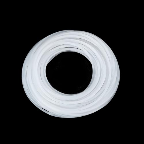 QUARKZMAN Silikon-Schaum-Dichtungs-Wetterstreifen 2 mm 10 m 33ft Schwammgummi-Kordel Transparent