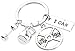 Price comparison product image I Can Keyring Weightlifting Kettlebell Dumbbell Gym Athlete Motivational UK Seller