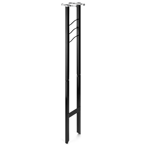 ARCHITECTURAL MAILBOXES MON00BPEC Montroso Mailbox Post, Black
