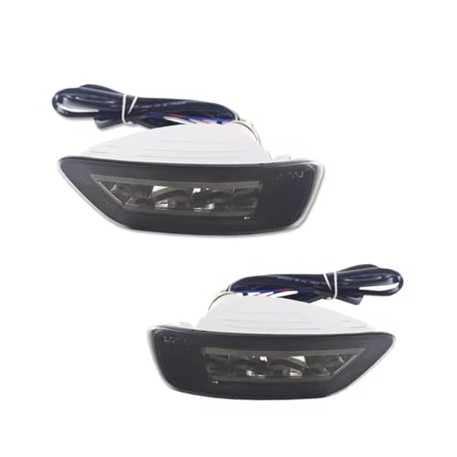 Réflecteur pare-chocs arrière LED finition fumée de haute résistance pour Compass
