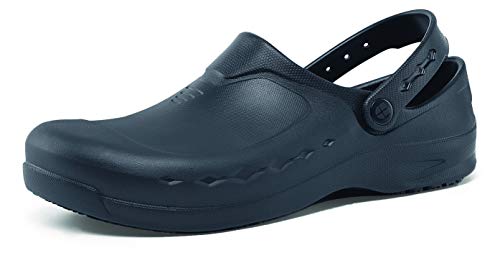 Shoes for Crews Arbeitsschuhe ZINC – Bequeme, Wasserabweisende & Rutschhemmende Clogs für Schichtarbeit, Medizin- und Küchenpersonal, OB E SR – für Damen und Herren