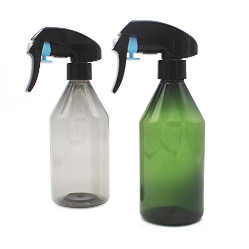 Preisvergleich Produktbild LTTXS 300 ml PET-Plastikflasche, nachfüllbare Feinnebelflasche mit Handknopf, verwendet für Haardesign, Bewässerung, Gartenblumen, saubere Dusche, Füttern von Haustieren-Transparent_5 Stück