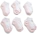 Jefferies Socks 10 -Adult Seamless Sport Low Cut Half Cushion Socks (Pack of 6), White/Pink, 9-11 sock size /6-9 shoe size