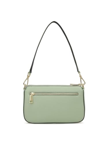Image of Da Milano Women's Leather Shoulder Bag - Mint