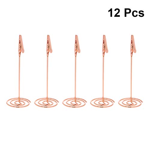 TOYANDONA 12 peças porta-cartões com números de mesa, cartões de visita, mensagem de recado com supo