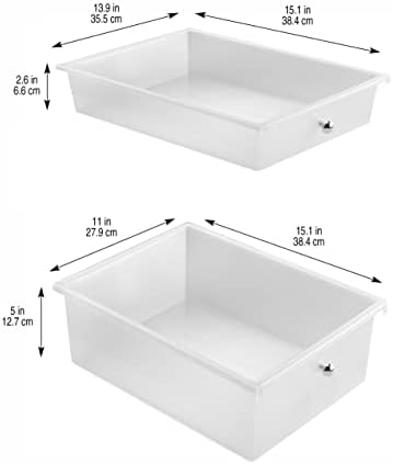 Essex Drawers & Rolling Storage Cart with Tray and Extandable Table by Simply Tidy - Organize Art and Craft Supplies, White