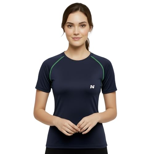 Image of NINQ Women's Long Sleeve Compression T-Shirt for Gym, Running, Yoga & Sports Wear