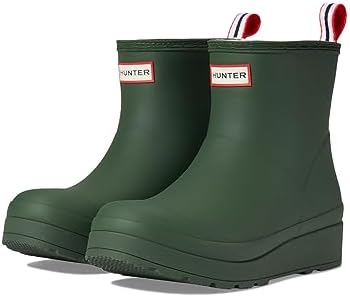 Hunter Footwear Women's Play Short Insulated Rain Boot, Green/White, 11 | Image 3