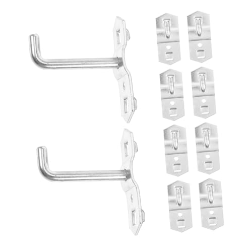 balacoo Garage Wall Storage Hooks Pack Metal Pegboard Hooks Tool Craft Storage Accessories