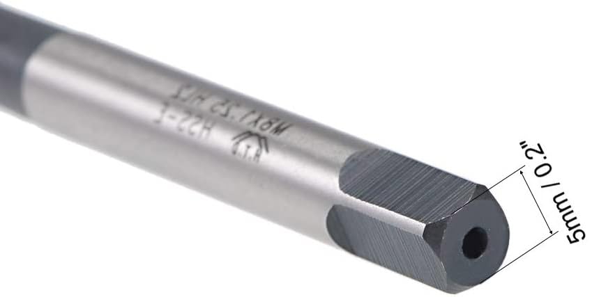 MACHSWON Spiral Point Threading Tap for Thread Repair for Through-Hole Threads H2 High Speed Steel 6542 Machine Taps M8 x 1.25 mm 2PCS - Image 3