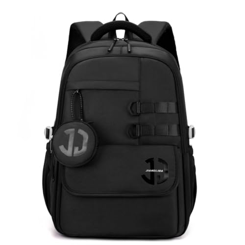 Mochila Cutblajat Impermeável, 49x35x23cm, para Notebook 15.6 Polegadas, Unissex, Nylon (preto)