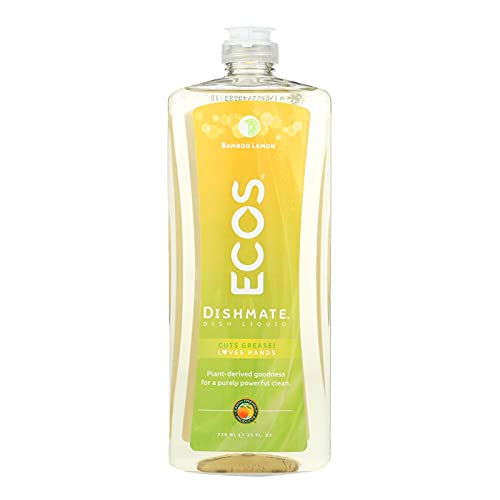 Earth Friendly, Dishmate, Liq, Bamboo Lemon, Pack of 6, Size - 25 FZ, Quantity - 1 Case image 3