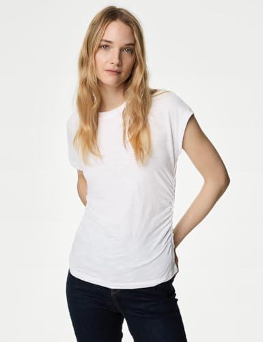 Image of Marks & Spencer Women's Cotton Regular Fit Fashion Vest