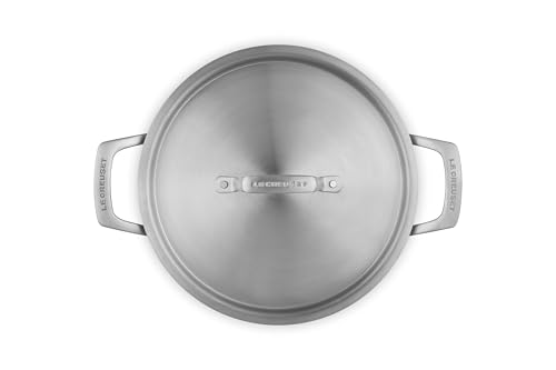 Le Creuset Essential Stainless Steel Deep Round Stockpot, 6.25 Qt. - Thumbnail 3