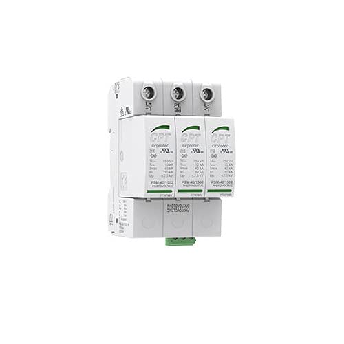 CIRPROTEC Protector contra sobretensiones transitorias, tipo 2, 2 polos, Bifásico , 40kA(8/20),1500V , para aplicaciones fotovoltaicas PV marca Cover