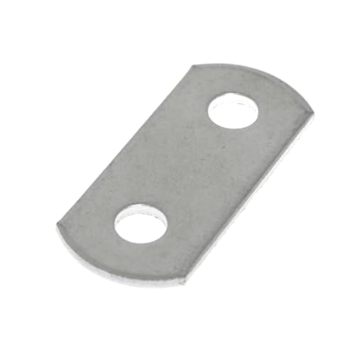 Image of 20PCS Iron Galvanized Flush Canvas Clip Frame Mirror Clip Silver One Piece Metal Corner Fixed Attachment Fitting Frame Mounting Clip with Holes Screw for Mirror Shelf Cabinet Frame Mounting