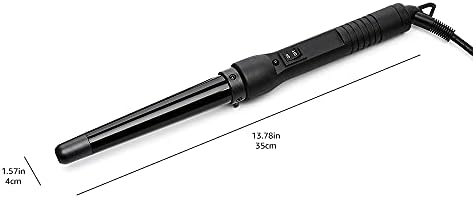 Amazon Basics PTC Ceramic Curling Wand, 2.5 cm - Black