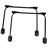 Pieds pliables pour table - la conception pliable de ces pieds de meubles les rend faciles à , parfaits pour les petits espaces ou lorsque vous devez déplacer fréquemment des meubles, pieds en fer