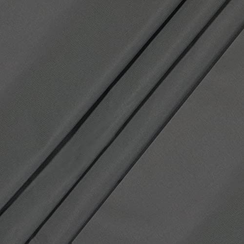 Eclipse Microfiber Total Privacy Blackout Thermal Grommet Window Curtain For Bedroom (1 Panel), 42 In X 63 In, Smoke #TOP5