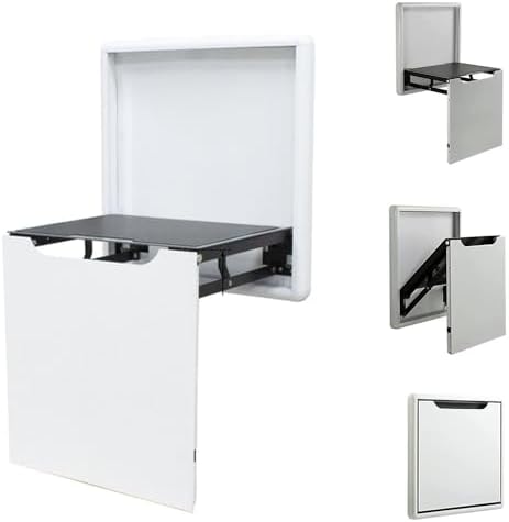 Asiento de Ducha Plegable montado en la Pared, Taburete Invisible...