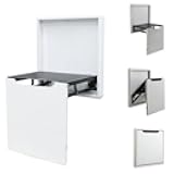 ZDJZMGZ Folding Shower Seat Wall Mounted,Wall-Mounted Invisible Shoe-Changing Stool,Foldable Wall-Mounted Chair/B/Size