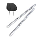 DRESSOOS 2 Stück Auto Kopfstützenstangen aus Robustem Metall Gerade Form Einfache Montage...