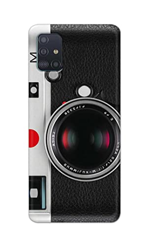 Image of Printed Hard Back Cover Case for Samsung Galaxy A51 | Samsung Galaxy A51 5G Back Cover (Vintage Camera) -702