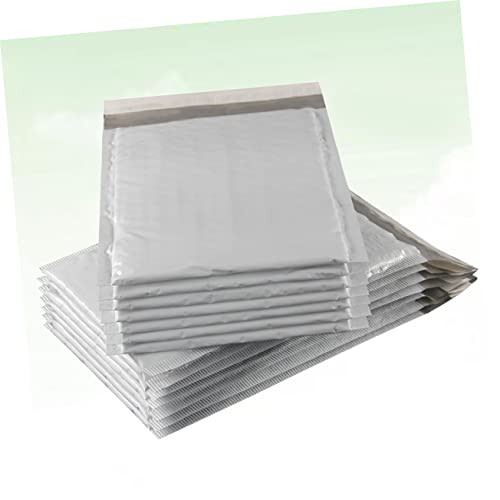 EXCEART 50Pcs Bolha Mailer Metálico Mailers Bolha Envio Acolchoado Pacote Espuma Estofamento Metálic