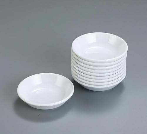 AOBOPO 醤油皿 20 個セット 和食器 お醤油皿・薬味皿・豆皿・小皿・前菜皿・漬物皿・ミニボウル・調味料皿・副菜鉢 陶磁器製 シンプル和風デザイン 食洗器対応 電子レンジ対応 家庭・レストラン用 耐熱性