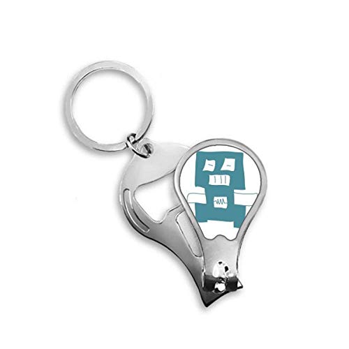 Cutter Toenail Univers et Alien Blue Robot accessoire pédicure compact
