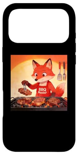 Red Fox Cooking Grill BBQ Funny Gift Red Fox �X�}�z�P�[�X iPhone 17 Pro Max �p