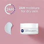 NIVEA Nourishing Day Crème avec SPF 15, 24H L'humidité, 50ml | Hydratant pour peau sèche avec beurre de karité