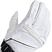 Swany Women's LaVie Snow Sports Warm Waterproof Breathable Insulated Ski Leather Winter Gloves w/Soft Plush Micro-V Lining, White/Black, Small