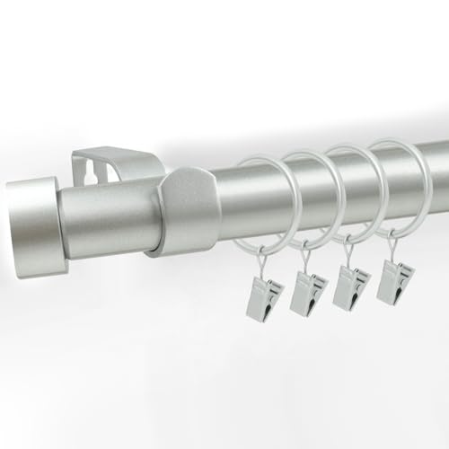 MaKefeile Curtains Rods for Windows 1 Inch Thick Heavy Duty