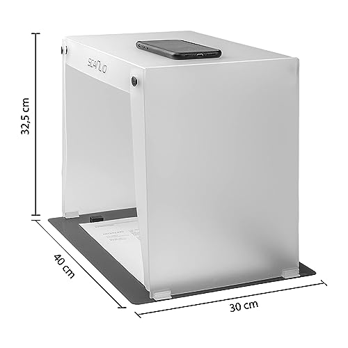 Scanbox pliable et support pour scanner de téléphone portable