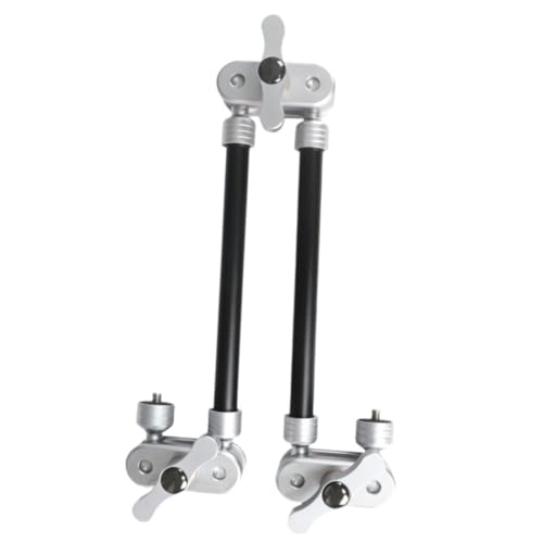 Bras magique télescopique multifonctionnel et support en alliage d'aluminium 2 sections