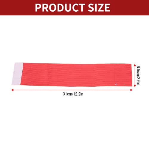 Net World Sports Football Captain's Armband – Red/White Junior Size, Official Style