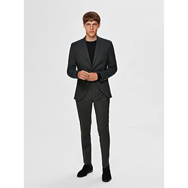 SELECTED HOMME Herr Slhslim-mylologan Green Byxor B Noos kostymbyxor