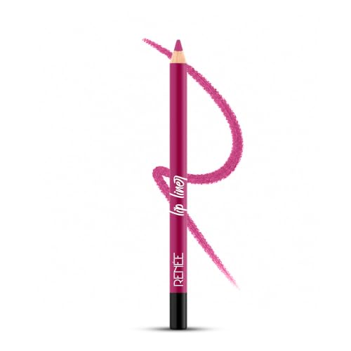 Image of RENEE Define Pencil Lip Liner - Misty Pink, Long Lasting & Smudge Proof, Full Coverage, Intensely Pigmented, Easy Glide Formula, Vitamin E & Castor Oil Infused, 1.2Gm