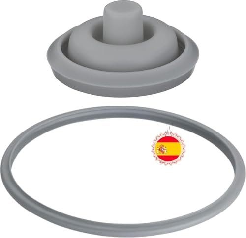 MY WAVE DZ Kit de Repuesto Olla a Presión WMF Perfect Plus Ø22 cm – Goma de Sellado + Válvula Compatible – Pack 2 Unidades – Junta de Goma Duradera para Modelos 2,5L a 8,5L